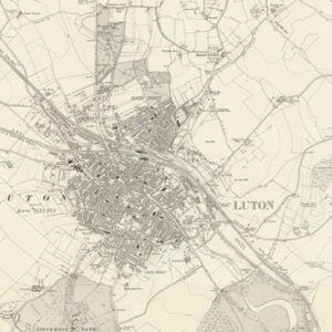 Manor of Picks, Luton map