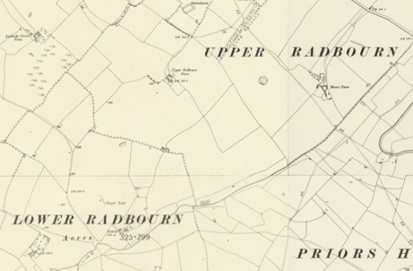 Manor of Radbourne Grange map