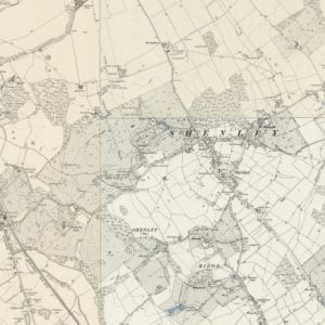 Manor of Salmons, Shenley map