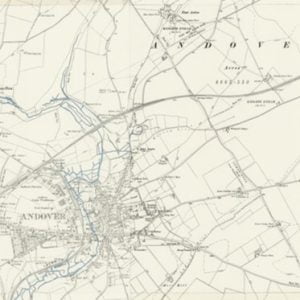 Manor of Sandys, Andover map