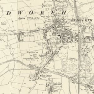 Manor of Saunders map