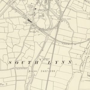 Manor of Scales How, South Lynn map