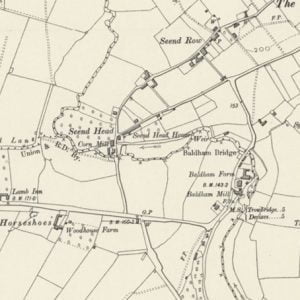 Manor of Seend Head map