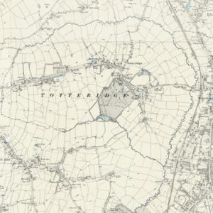 Manor of Serlesfield, Totteridge map