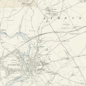 Manor of Seymours Place, Andover map