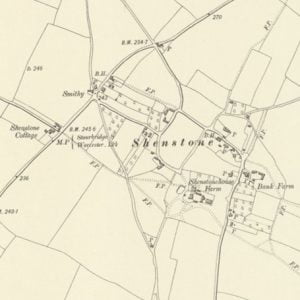 Manor of Shenstone map