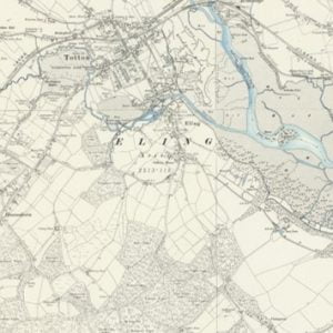 Manor of Sheveley, Eling map