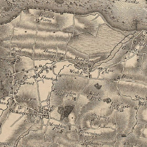 Manor of Shurton map