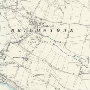 Manor of Shute, Brighstone map