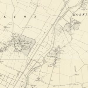 Manor of Sibills, Horningsea map