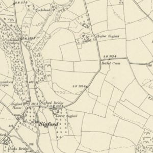 Manor of Sigford map