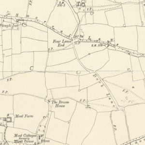 Manor of Smercote, Bedworth map