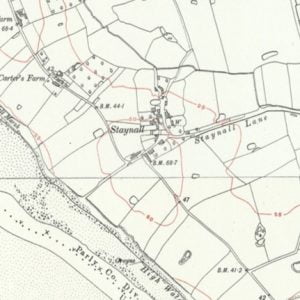 Manor of St Aynall map