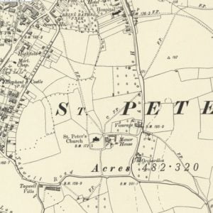 Manor of St Peter Witton map