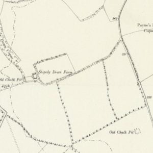 Manor of Stapely map