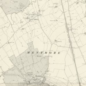 Manor of Stretley, Mentmore map