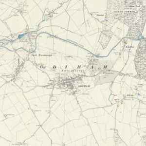 Manor of Sturtons, Odiham map