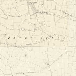 Manor of Sudbury, Eaton Socon map