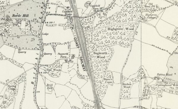 Manor of Sugworth map