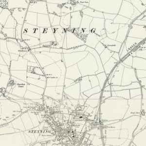 Manor of Testers, Steyning map