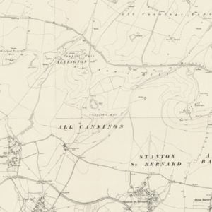 Manor of Thorps, Allington map