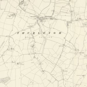 Manor of Thurleigh map