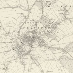 Manor of Trowbridge Ashleys, Trowbridge map