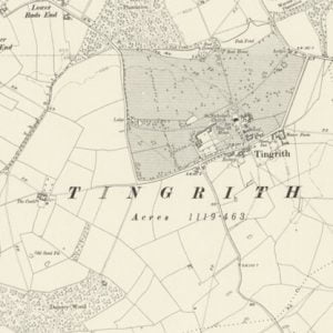 Manor of Walweyns, Tingrith map