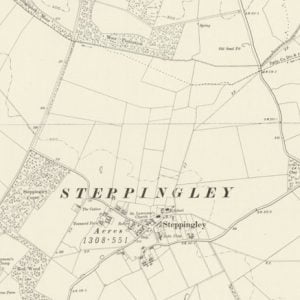 Manor of Watkins, Steppingley map
