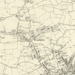 Manor of Wembdon map