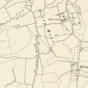 Manor of West Perry map