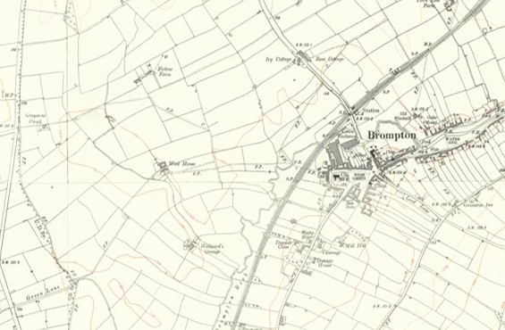 Manor of Westhorpe map