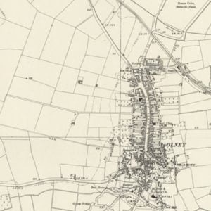 Manor of Whithills, Olney map