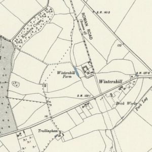 Manor of Wintershill map