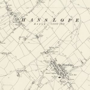 Manor of Wolfs Place, Hanslope map