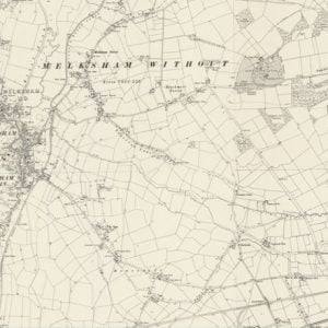 Manor of Woodrow, Melksham map