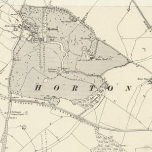Manor of Wyttelberyes Place, Horton map