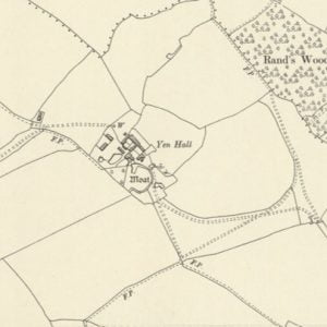 Manor of Yenhall map