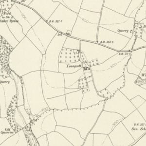 Manor of Youngcott map