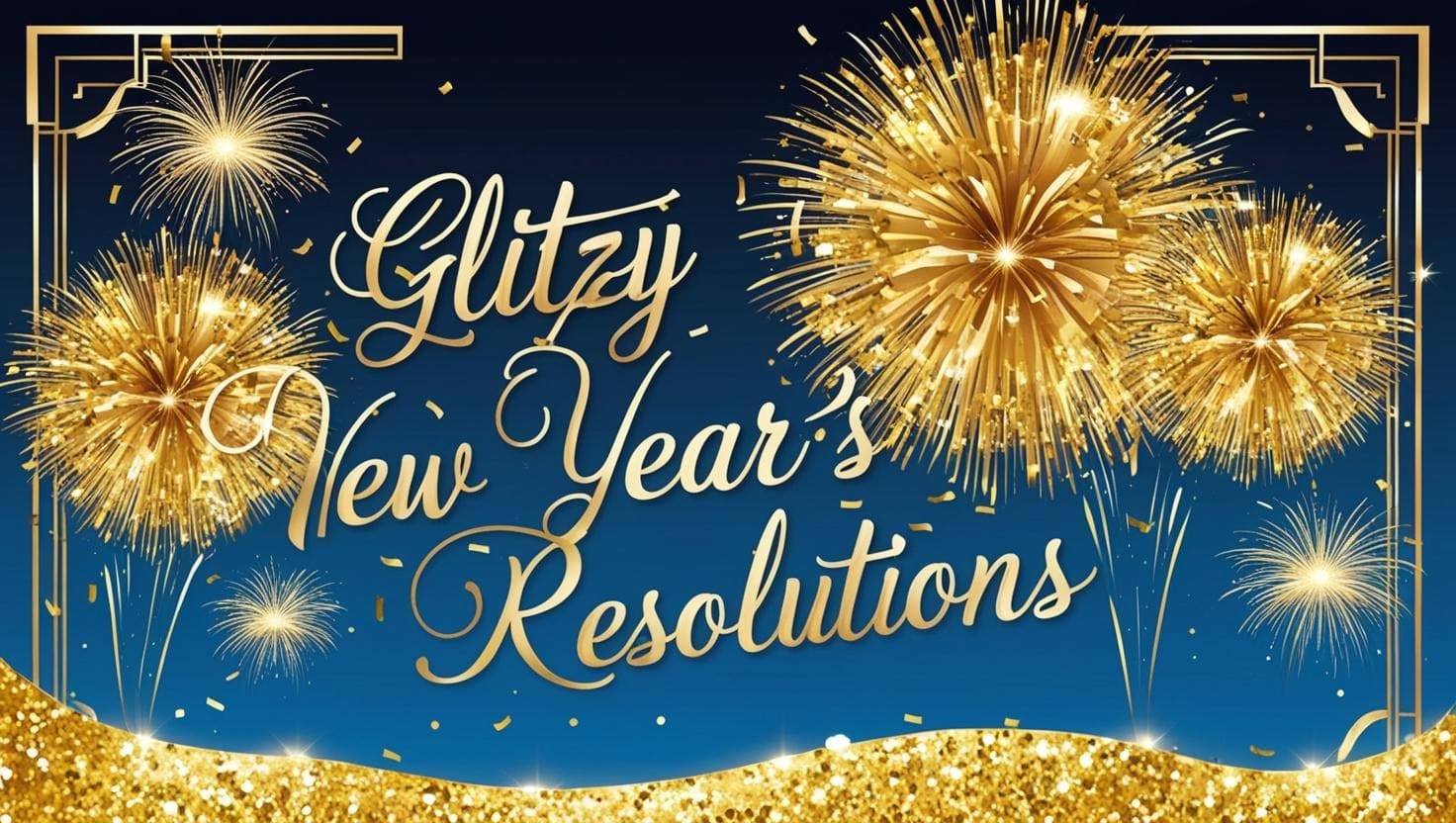 Glitzy New Year's Resolutions
